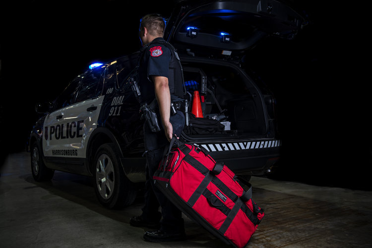 Photo featuring the TACOPS™ Rolling Mass Casualty Kit. Photo property of TSSi.